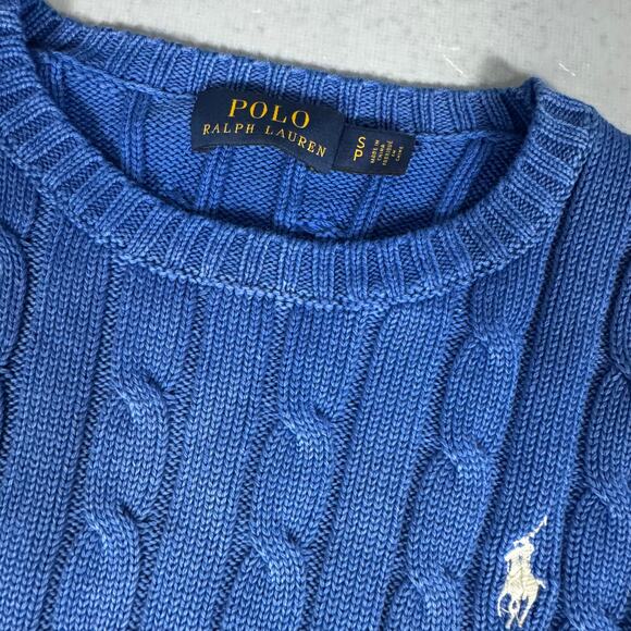 Polo Ralph Lauren Women’s Cable Knit Sweater Blue - Size: S P - Picture 3 of 8